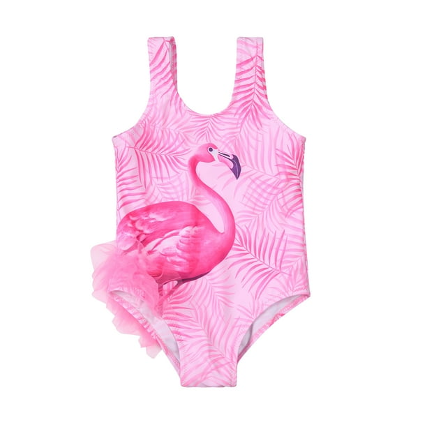 Kids flamingo cheap bathing suit