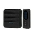 thumbnail image 2 of Solar-Powered Wireless Doorbell - 52 Melodies, Remote Control, IP64 Waterproof, 300m Range, White ABS, Energy-Saving for Home/Office (Includes Host, Bell, Mounting Kit), 2 of 7