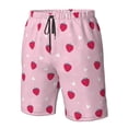 thumbnail image 5 of Naloa Strawberry And Heart Men's Beach Shorts, Surfing shorts, Swim trunks, Quick Dry Swim Trunks for Surfing Beach Fun - Large, 5 of 9