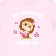 thumbnail image 4 of Inktastic My Pawpaw Loves Me with Bigfoot Girls Baby T-Shirt, 4 of 5