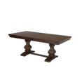 thumbnail image 4 of Walnut Wood Extendable Dining Table with Removeable 18" Leaf, 4 of 5