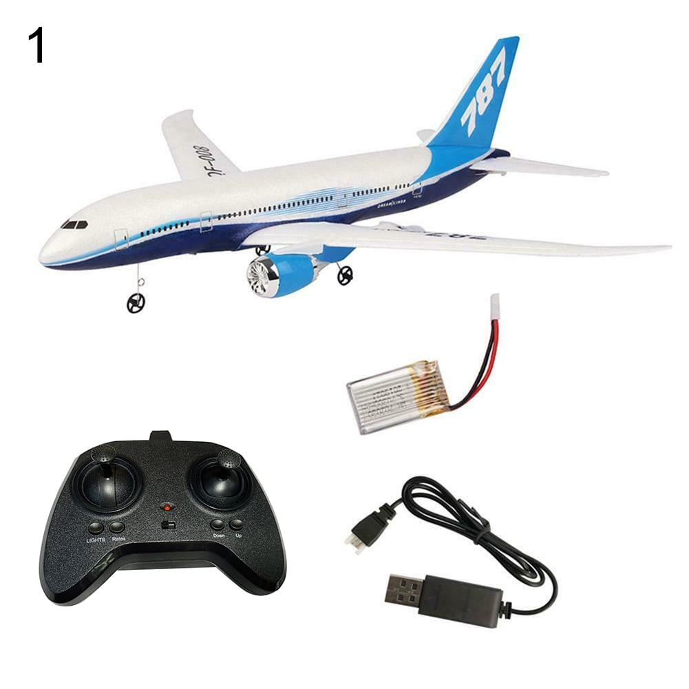 Hevirgo DIY EPP Remote Control Aircraft RC Drone 787 Fixed Wing Plane Kit Toy,One Battery