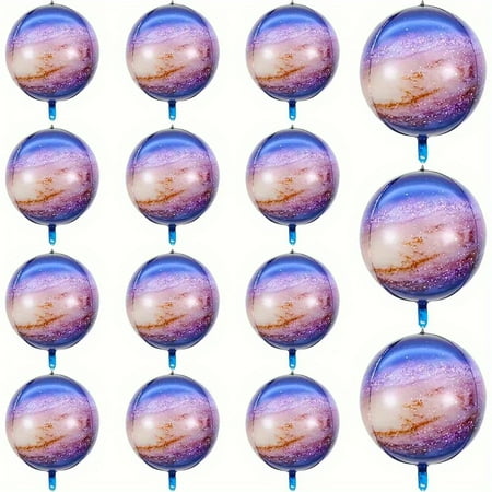 8pcs Galaxy Balloons for Decoration - 22.0 inch, | Space Balloons for Galaxy Birthday Party Decorations, Space Decor | Planet Balloons, Indoor And Outdoor Photo Booth Decorations