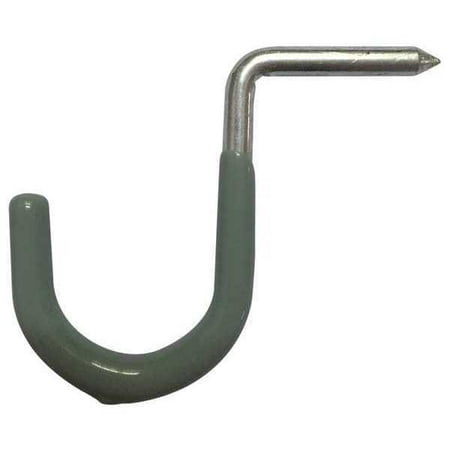 

10pack ZoroSelect 49GV57 Utility Hook Vinyl 7/8 in. H