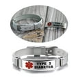 thumbnail image 2 of TINYSOME Adjustable Wristband Emergency Medical Bracelets Medical Alert IDs Bracelet, 2 of 21