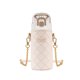 thumbnail image 1 of Inteprter Botella de agua cruzada de acero inoxidable para mujer, bonita botella de agua decorativa portátil de 450ml, botella de vacío de Teteras Blanco, 1 of 6