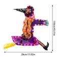 thumbnail image 2 of Hanging Large Creeping Witch into Tree Outdoor Halloween Lighted Flying Witch Yard Patio Porch Display, 2 of 5