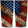 thumbnail image 1 of American Flag Patriotic Coffee Tumbler for Men 20 oz Vacuum Insulated Stainless Steel Travel Mug Gifts, 1 of 6