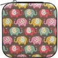 thumbnail image 2 of SKYSONIC Elephant Travel Jewelry Box PU Leather Jewelry Organizer Ideal Gift for Women Girls, Portable Mini Jewelry Travel Case for Stud Earrings Rings Necklaces Bracelets, 2 of 7