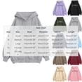 thumbnail image 3 of Hurxie Womens Cotton Hoodies Long Sleeve Sweatshirts Cute Lightweight Fall Winter Casual hooded Pullover Tops with Pocket, 3 of 6