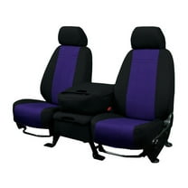 CalTrend Rear Solid Bench NeoSupreme Seat Covers for 2014-2017 Honda Accord - HD191-10NN Purple Insert with Black Trim