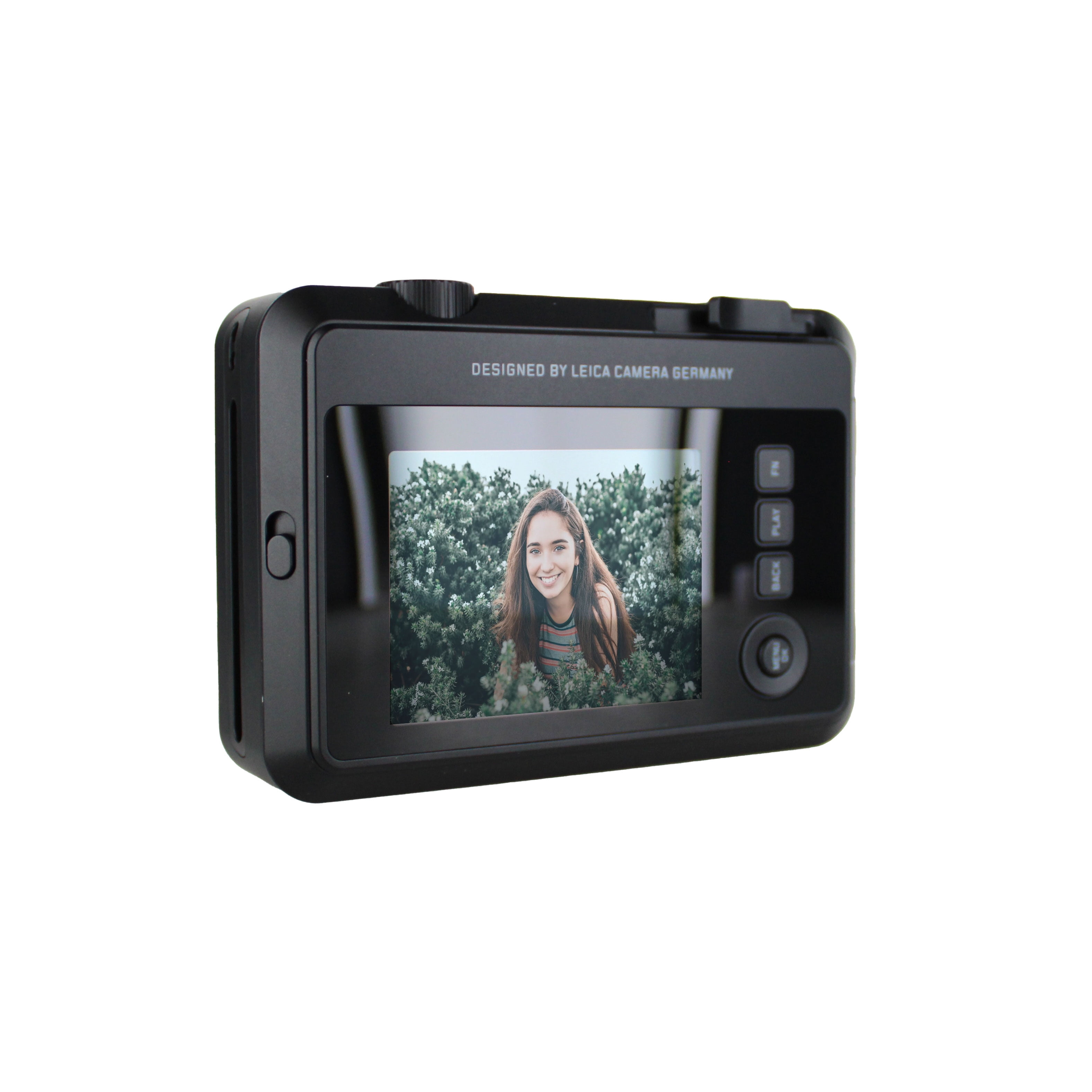 Leica Sofort 2 Digital and Instant Photo Camera with LCD Display, Two Shutter Releases, 10 Lens Effects, and Leica FOTOS App Support (Black)
