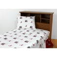 thumbnail image 2 of Alabama Crimson Tide 100% cotton, 3 piece sheet set - flat sheet, fitted sheet, 1 pillow case, Twin, White, 2 of 2