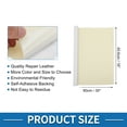thumbnail image 4 of Parche de reparación de cuero autoadhesivo Unique Bargains con fuerte pegajosidad 30"x16" cinta de reparación de cuero PU cuero beige blanco 1 pieza, 4 of 7