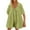 Green, variant on Summer Rompers for Women Casual Scoop Neck Drawstring Half Sleeve Striped Loose Shorts Jumpsuits