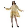 thumbnail image 4 of Moomaya Robe de Cocktail Imprimée à Manches Longues Tenues de Noël Robe Courte pour les Fêtes, 4 of 4