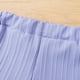 thumbnail image 4 of Conjunto de camiseta sin mangas con cuello redondo para niña, vestido sin mangas con botones finos para niña, falda francesa ceñida con cintura fruncida y volantes, conjunto de poliéster para niña, 4 of 8