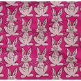 thumbnail image 4 of oneOone Organic Cotton Poplin Twill Fabric Rabbit Block Print Fabric BTY 42 Inch Wide, 4 of 4