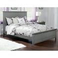 thumbnail image 2 of AFI Madison King Solid Wood Foundation Bed Frame with Matching Footboard, Grey, 2 of 6