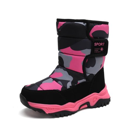 

Engtoy Toddler Boys Girls Snow Boots Winter Insulated Outdoor Boots for Kids(Toddler Little Kid Big Kid)
