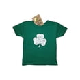 thumbnail image 2 of Screen Printed Distressed Shamrock Baby T-Shirt 6m 12m 18m 24m Irish Green Tee 18m, 2 of 2