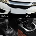 thumbnail image 2 of Abs Chrome Car Central Console Gear Shift Lever Box Panel Cover Trim Automotive Interior For City 2, 2 of 5