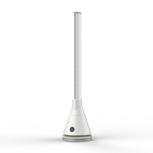 JS DUO 2.0– Ceramic Bladeless Tower Fan – HEATING + COOLING Tower Fan – iOS & Android APP support