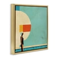 thumbnail image 2 of Stupell Industries Modern Midcentury Pool Geometric Gold Floating Frame Canvas Art, 25 x 25, by Layla Oz, 2 of 8