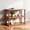 Brown, variant on Desktop Display Shelf, Multi Tier Wood Organizer with Perforated Base for Kitchen Counter, Teacup Storage and Home Decor