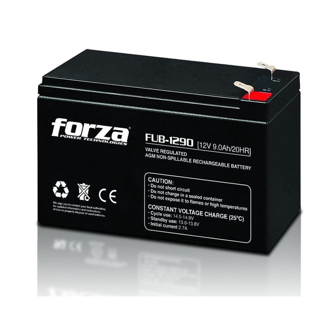 Forza FUB-1290 - Bateria 12V/9Ah (Serie NT-FX-EOS-Atlas) 1ag, fuente de alimentación Forza NA