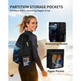 thumbnail image 3 of WANDF Swim Bag Mesh Drawstring Backpack with Wet Pocket for Swimming, Gym, and Workout Gear, 3 of 8
