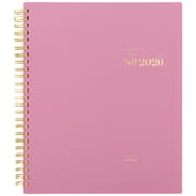 Cambridge WorkStyle Balance 2026 Weekly Monthly Planner Cosmetic Pink Medium 7 x