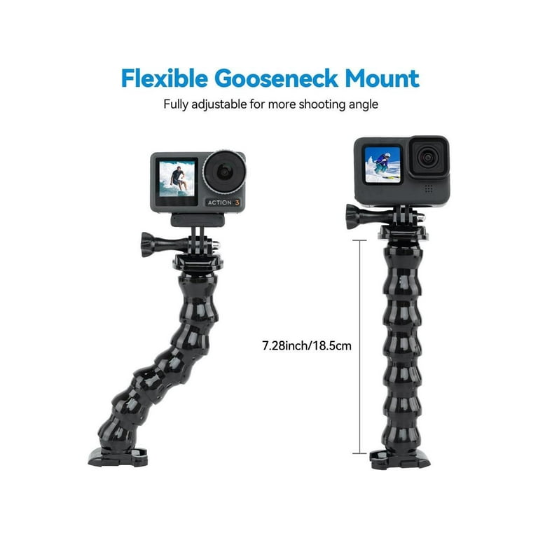 Supporto Manubrio Per Moto E Bici - Regolabile 360°, Compatibile Con Insta360 X4/X3, GoPro Hero, DJI Osmo Action - Foto 11