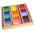 thumbnail image 4 of Montessori Sensory Color Card Wood Box Preschool Children Kids Educational Toy, 4 of 10