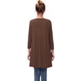 thumbnail image 5 of LELINTA Women Plus Size 3/4 Sleeve Tunic Tops Loose Basic Shirt, 5 of 5