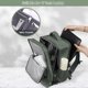 thumbnail image 5 of Mochila de viaje grande y ampliable Sinaliy para hombre y mujer, portátil de 17 pulgadas, impermeable, casual, mochila universitaria, mochila para mujer, como artículo aprobado para vuelos, 5 of 9