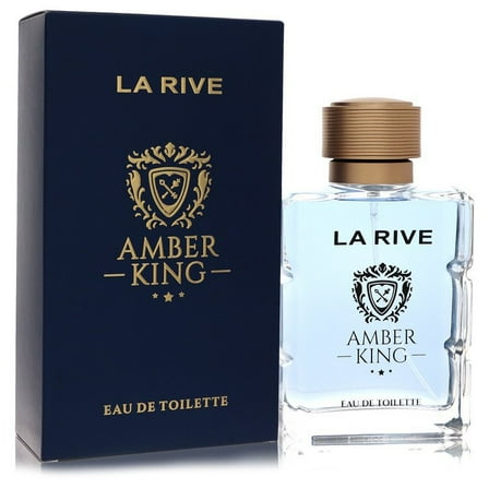 La Rive Men's Amber King EDT Spray 3.4 oz Fragrances 5903719643269