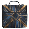 thumbnail image 5 of FORMRS Zipper Binder with Shoulder Strap 2-inch Ring 500 Sheet Capacity File Bag, Elegant Geometric Pattern, 5 of 5