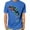 Blue, variant on Miqool Men's Big & Tall Graphic Tees Tops Lightweight Casual Loose Fit Short Sleeve Round Neck Novelty T-Shirts