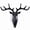 Black, variant on Wall Hanging Hook Vintage Deer Head Antlers for Hanging Clothes Hat Scarf Key Deer Horns Hanger Rack Wall Decoration