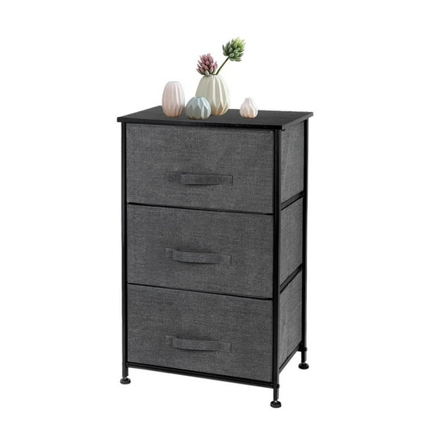 Ktaxon Vertical Dresser Storage Tower Sturdy Steel Frame Wood