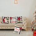 thumbnail image 4 of 4 piezas de fundas de almohada navideñas, decoración navideña, funda de cojín, fundas de almohada para interior, sofá, cama, hogar, 4 of 9