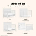 thumbnail image 4 of Dream On Me Dillian 3 in 1 Convertible Crib, White, 4 of 10