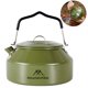 thumbnail image 5 of FLhrweasw Hervidor Portátil para Estufa Acampada 1 4 L Suministros Turísticos Vajilla (verde Militar), 5 of 9