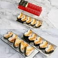 thumbnail image 1 of Sushi Making Kit Deluxe Edition with Complete Sushi Set 10 Pieces Plastic Sushi Maker Tool Complete with 8 Sushi Rice Roll Mold Shapes Fork Spatula DIY Home Sushi Tool (Red), 1 of 7
