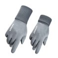 thumbnail image 4 of Guantes Deportivos Cálidos De Invierno De Gamuza Antideslizantes Para Correr Patinar Clima Frío Mujeres Azul Verde Sunnimix Guantes cálidos de invierno, 4 of 7