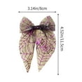 thumbnail image 3 of Halloween Hair Bow Clips Cute Spider Web Printed Hairbands with Bows Hair Accessories Infant Hair Clips Party Bowknot Hairpins Barrette for Baby Girl Toddler Hair Styling, 3 of 6