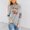 Gray8, variant on Azrian Womens Tops 2023,Women's Fashion Printed Loose T-shirt Long Sleeves Blouse Round Neck Casual Tops Clearance Sale