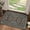 Green, variant on Bleum Cade 2'x3' Dark Boho Floral Washable Small Rug, Vintage Non Slip Stain Resistant Low Pile Welcome Mat, Indoor Entryway Doormat for Hallway, Kitchen, Bathroom, Bedroom