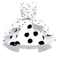 thumbnail image 4 of Girls Dalmatian Dress Up Polka Dot Bowknot Dress Cosplay Fancy Dresses, 4 of 6